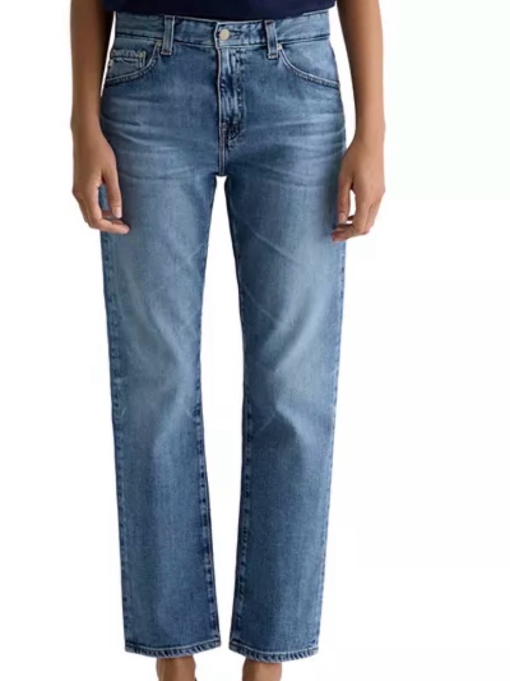 Ag Adriano Goldschmied Ex-Boyfriend Slouchy Slim straight-Leg Jeans EUC Sz 31